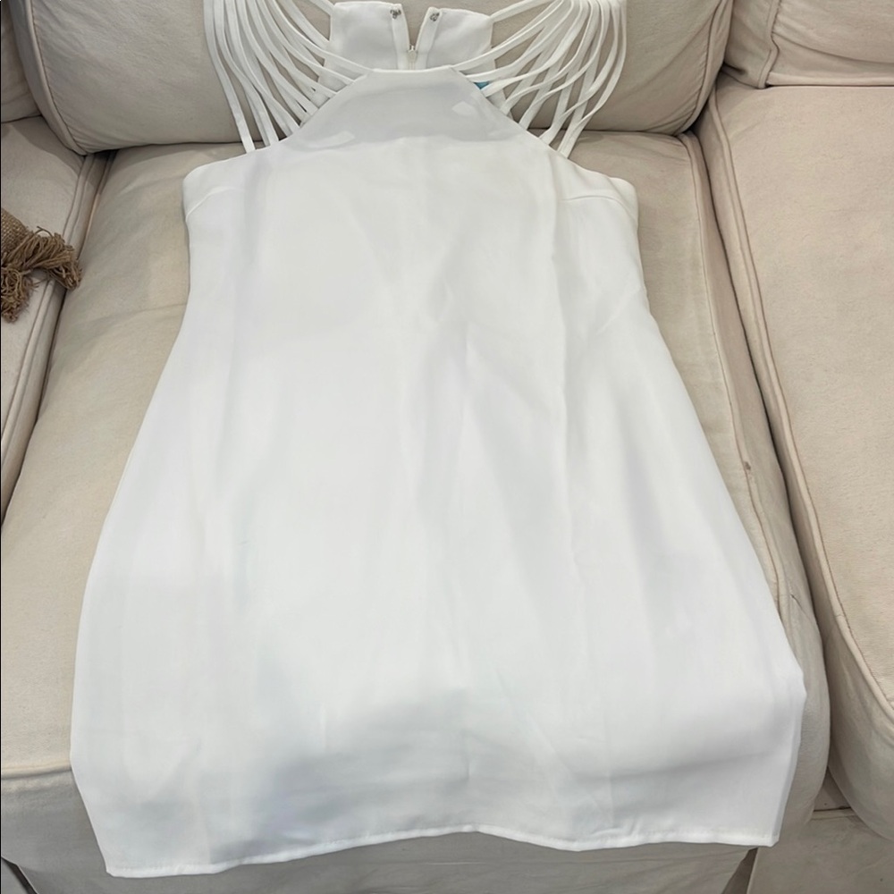She & Sky white dress size small